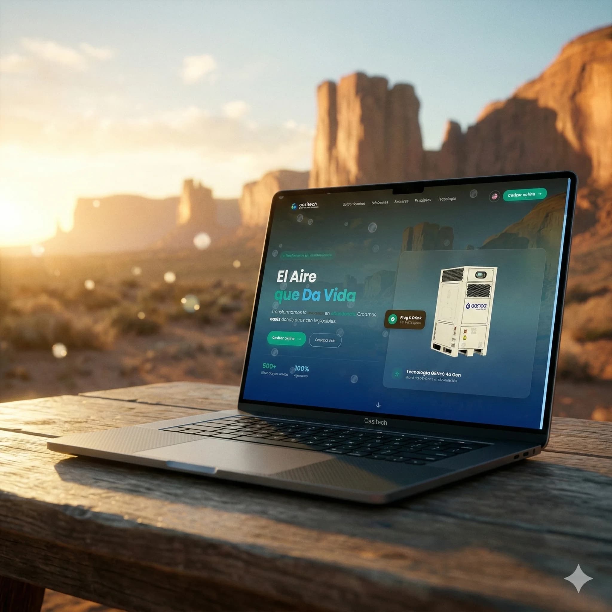 Proyecto Sitio Corporativo & Calculadora Hídrica