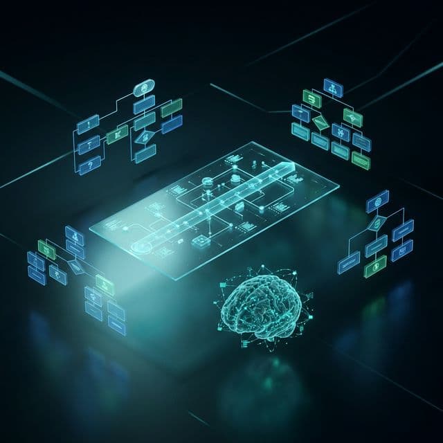 Visualización 3D de consultoría tecnológica